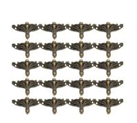 minkissy Pieds de Meubles 36x19 MM 20 Pièces Rétro en Alliage de Zinc | Support de Mobilier, Finition Vert, Forme Tiny Leg, pour Coffret Décoratif et Canapé