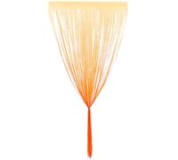minkissy Rideau à Franges et Design Unique en Plastique Orange 1x2m Fond à Franges Luxueux Texture Confortable pour Décoration de Fête pour Soirées et Mariages