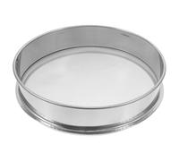 minkissy Tamis rond en acier inoxydable à mailles fines - 100 mailles - Diamètre : 25 cm - Tamis portable en céramique pour argile et pigments dans le domaine de la céramique et des petits ateliers