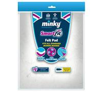 Minky Smart Fit Housse pour Table à Repasser Taille Unique Les Styles Peuvent Varier, Plastique, Blanc, 125 x 45 cm