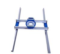 Minleshry Kit de Traîneau de Toupie en Alliage D'aluminium pour Rabotage de | Traîneau à rail de guidage réglable avec boucle de verrouillage de sécurité, coussinet à faible friction, plaque de base en