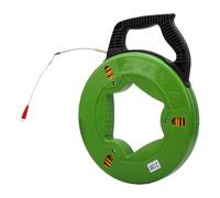 Minleshry Tire-fil Manuel 65,6 Pi pour Conduit | Outil de guidage de fil pour mur électrique, plafond, cloison sèche, matériau en polyester ABS, léger, réutilisable