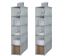 Minnhua 2 Pièces Rangement Suspendu Compactor avec 5 Compartiments