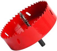 Minnhua Scie Cloche 120mm HSS M42 Bi-Métal Scies-cloches Bois Diamant | Scie à Trous pour Fer Aluminium Bois Cloison Sèche Tuyau Plastique Cloison Sèche et Métal Plaque de Plâtre Cloison Sèche