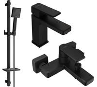 Mino DQ45 SET mitigeur bain et lavabo, noir (72403DQ45-70)