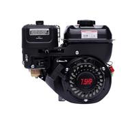 MINRS Moteur à essence 4 temps 7,5 CV 5,1 kW - Moteur kart avec avertissement de niveau d'huile - Filtre à air - Poignée en caoutchouc souple - Cylindrée 210 cm³ - Refroidissement par air - Mode de