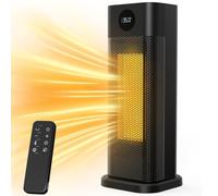 Minthouz Chauffage d'appoint, 2000W PTC Radiateur Electrique, Chauffage électrique 3 modes avec thermostat, télécommande, affichage digital LED, oscillation 70°, Chauffage Soufflant pour maison bureau