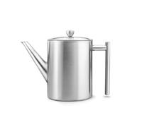 Bredemeijer Théière Minuet Cylindre avec infuseur – Acier brossé mat 1,2 L – Argenté