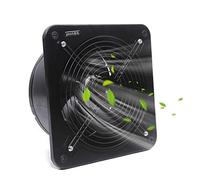 MINUS ONE Ventilateur mural industriel 300 mm, extraction 2850 m³/h, 5 pales, 150 W, noir, silencieux ≤60 dB(A), montage mural, CE, RoHS