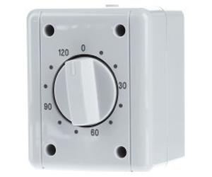 Minuterie 120 minutes maximum - Interrupteur horaire mécanique 0 ... 120min gris 8012 W | Jung | 8012 W | Minuterie