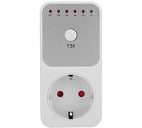Minuterie automatique - Optimisation énergétique - 10,5 x 5,2 x 3 cm - Blanc - 1 à 10 heures - Barrette de fixation