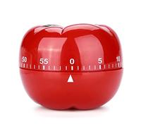 Minuterie de Cuisine, Compte à Rebours Mécanique de 60 Minutes en Forme de Tomate Mignonne, pour la Cuisson des Aliments et la Cuisson des Biscuits, avec Rappel de Sonnerie