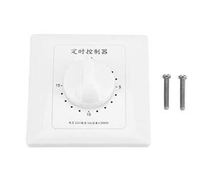 Minuterie De Cuisine Mécanique, Commande De Minuterie, Minuterie De Pompe à Eau 220 V 15 Minutes, Compte à Rebours Mécanique, Commande De Minuterie Intelligente Intérieure