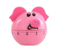 Minuterie de Cuisine mécanique Minuterie en Forme de Cochon de 60 Minutes pour Rappel de Gestion du Temps pour Salle de Classe, Maison, étude, Rappel de Gestion du Temps de Cuisson