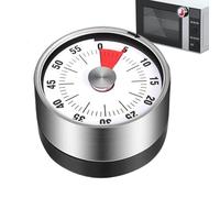 Minuterie de Four, Minuterie Mécanique Horloge de Cuisine avec Aimant, Compte-à-Rebours Aimanté 72Db Sonore Portatif pour Cuisson, Bureau, Réfrigérateur et Four