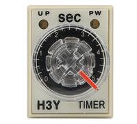 Minuterie de retard H3Y-2 8P, relais, Type de cadran, synchronisation 5A, usages multiples (110VAC)