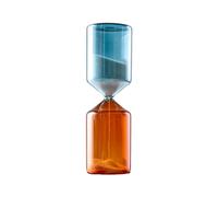 Minuterie de sablier en Verre | Orange Bleu Plusieurs tailles : Cuisine à domicile Bureau Étude de cuisine 5 à 30 minutes(C)