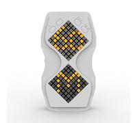 Minuterie de sablier numérique LED, 1 à 60 minutes, minuterie de gravité, minuterie de productivité à absorption magnétique pour la décoration de la pièce (Blanche)