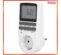 Minuterie de sortie - AKOZON - Digital Programmable - 1 prise - Écran LCD - 8 programmes