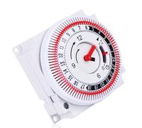 Minuterie de sortie mécanique, régulateur de mise hors tension automatique, Cycle de répétition de 24 heures pour appareils électroménagers et équipements de cuisine, minuterie à cadran
