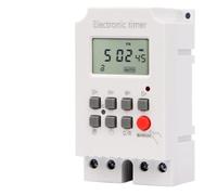 Minuterie électronique, relais 220V, 25a, hebdomadaire, 7 jours, Minutes, seconde, 168 heures, contrôle du temps, minuterie Programmable(KG316T-X)
