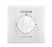 Minuterie Intelligente 220 V avec Vis, Pompe à Eau, Minuterie Mécanique, Compte à Rebours, Contrôle Intelligent de L'intérieur (Minuterie de 30 Minutes)
