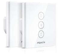 Minuterie intelligente avec Wi-Fi, compatible avec les stores, les rideaux, Alexa et Google Home, contrôle à distance via une application et fonction de minuterie, écran tactile