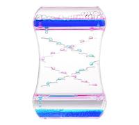 Minuterie Liquide fascinante | Sablier à Huile en coloré avec Bulles flottantes | Jouet sensoriel visuel de 5 Minutes pour et Adultes | Décoration de Bureau apaisante pour Salle de cla