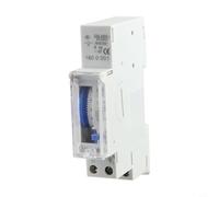 Minuterie Mécanique 180A Rail DIN Cycle 24h | Cycle 24h, intervalles 15min, gestion énergie, éclairage automatique, pour pompe contrôle