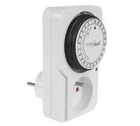 GreenBlue Minuterie mécanique GB360 E - 48 programmes, charge max 16A, IP20, blanc