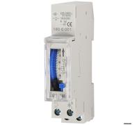 Minuterie mécanique programmable - SUL180a - Programmation 24 heures - Intervalle minimum 15 min - Montage sur rail DIN