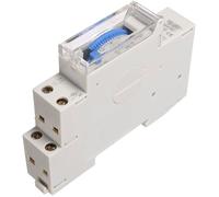Minuterie Mécanique SUL180A SYN160A pour Prise Electrique, 16A 250V, Programmateur Quotidien, Montage Rail DIN, Jardin Maison Bureau