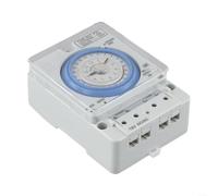 Minuterie mécanique TB388 - Programmation 24 h - 96 groupes (12 V CA/CC) | 96 groupes de réglage, cycle de 24 heures, répétition à l'infini, mécanisme précis, utilisation facile