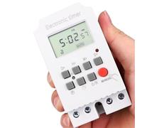 Minuterie numérique électronique hebdomadaire Programmable sur 7 jours, relais 1s ~ 168h, contrôle du temps, 220V, 25a, montage sur Rail Din KG316(NBL25A)