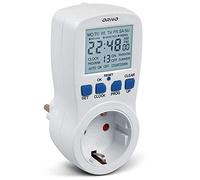 Minuterie numérique Orno PRE-409 (GS) 3680W 16A, 16 programmes de Commutation, minuterie avec Fonction aléatoire + Compte à rebours aléatoire - Produit pour Le Marché Allemand