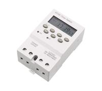 Minuterie numérique programmable 220 V CA 25 A, 24 heures de marche/arrêt, minuterie électronique multifonctionnelle, rail DIN MT66