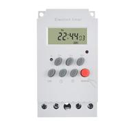 Minuterie numérique Programmable AC 220V 25A, minuterie électronique sur Rail Din, contrôleur de minuterie avec écran LCD, horloge, outils d'extérieur