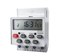 Minuterie numérique Programmable hebdomadaire de 7 jours, interrupteur numérique LCD 220V, 110V 12V, relais de contrôle de temps monté sur Rail Din avec 24 groupes marche/arrêt(KG316T-AC220V (30A))