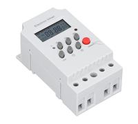 Minuterie Numérique Programmable KG316T-II - Minuterie de Contrôle de Puissance par Ordinateur LCD pour Applications sur Rail DIN (DC 12V)