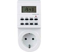 Silver Electronics Programmateur numérique 49401 Hebdomadaire 3600 W Fonction vacances Blanc