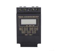 Minuterie Programmable 10A 220V Éclairage Automatique(220V) | Cycle pour jour/semaine, 10 programmes on/, pour affichage LCD clair, pour idéal escalier et rue