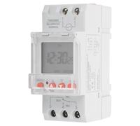 Minuterie programmable 85-265V, 30A, pour rail DIN, avec écran LCD