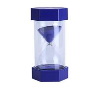 Minuterie Sablier 3/10/20/30/60minutes Minuteur Horloge Management décoration Cuisine Maison Bureau(60 Minutes Blue)