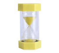 Minuterie Sablier 3/10/20/30/60minutes Minuteur Horloge Management décoration Cuisine Maison Bureau(3 Minutes Yellow)