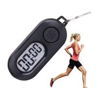 Minuteur Chronomètre - Compteur De Temps Porte-Cle pour Exterieur | Horloge Compte à Rebours de Taille Poche doté d'un Écran LCD pour Douche, Études, Cuisine, Salle de Sport, Entraînement