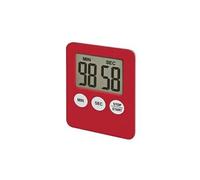 Minuteur cuisine 2 pcs super thin lcd écran numérique minuterie compte à rebours à réveil magnet horloge rouge