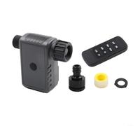 Minuteur d'arrosage intelligent avec télécommande, contrôleur d'arrosage automatique de jardin, minuterie de robinet étanche IP55, 6 modes de valve 5 à 120 minutes, noir