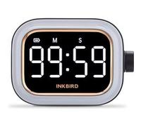 Minuteur de Cuisine Compte à Rebours avec Grand Écran LED, Batterie USB Rechargeable