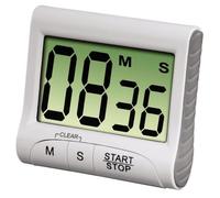 Minuteur de Cuisine - Demeuble-Numérique - Blanc - Affichage LCD - Socle aimanté - Dimensions 8x7x3 cm