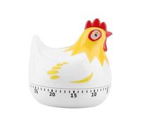 Minuteur De Cuisine en Forme De Poule Style Dessin Animé Blanc Blanc
